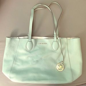 Robins Egg Blue REVERSIBLE Michael Kors Purse